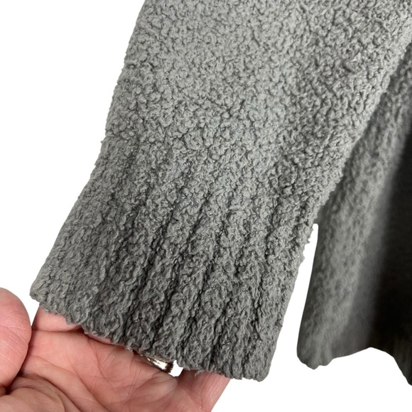 SKIMS L/XL Grey Cozy Long Sleeve Robe Cardigan with Pockets - Picture 3 of 7